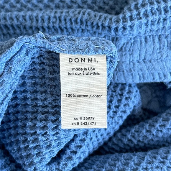 DONNI waffle henley short - Picture 7 of 8
